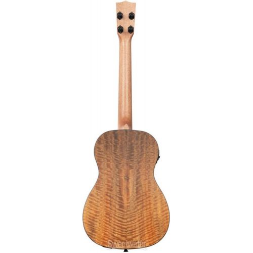  Kala Curly Mango Baritone Acoustic-electric Ukulele - Natural Satin
