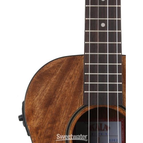  Kala Curly Mango Baritone Acoustic-electric Ukulele - Natural Satin