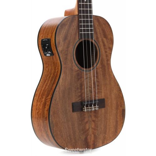  Kala Curly Mango Baritone Acoustic-electric Ukulele - Natural Satin