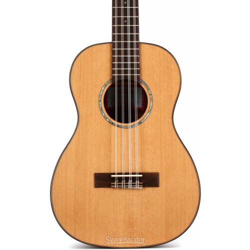  Kala Solid Cedar Top Acacia 8-string Baritone Ukulele - Natural