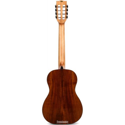  Kala Solid Cedar Top Acacia 8-string Baritone Ukulele - Natural