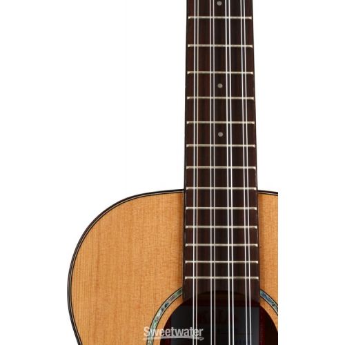  Kala Solid Cedar Top Acacia 8-string Baritone Ukulele - Natural