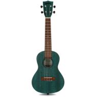 Kala Meranti Watercolor Concert Ukelele - Ocean Blue