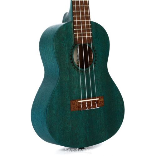  Kala Meranti Watercolor Concert Ukelele - Ocean Blue