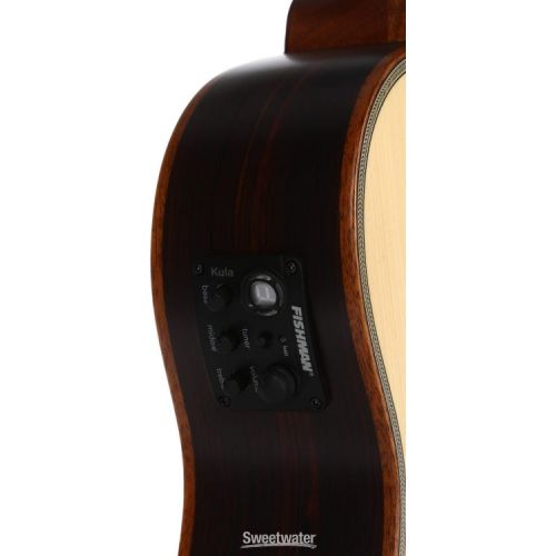  Kala KA-SSEBY-B-CE Baritone Ukulele, Striped Ebony