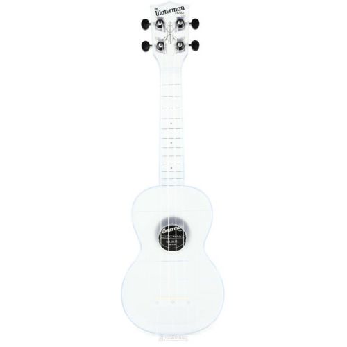  Kala Waterman Seaglass Collection Soprano Ukulele - Transparent Frosted Glass