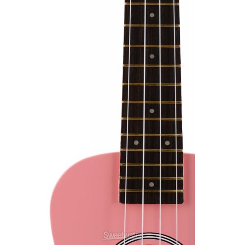  Kala Ukadelic Soprano Ukulele - Flamingo