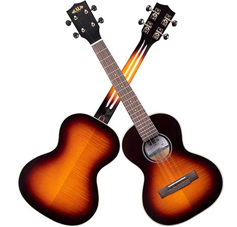  Kala Flame Maple Tenor Ukulele - Tobacco Burst