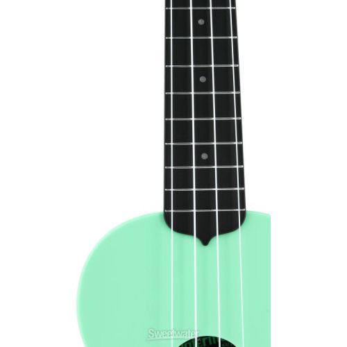  Kala Waterman Beach Collection Soprano Ukulele - Sea Foam Green