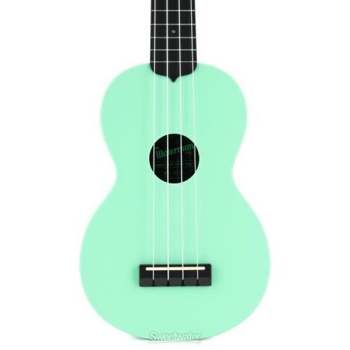  Kala Waterman Beach Collection Soprano Ukulele - Sea Foam Green