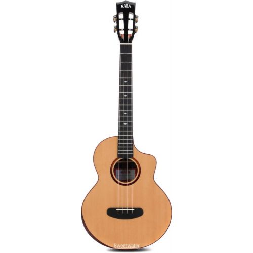  Kala Contour Series Baritone Ukulele - Natural Spruce