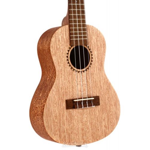  Kala KA-20 Concert Ukulele Essentials Bundle - Natural Meranti