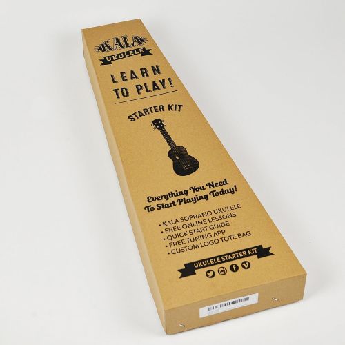  [아마존핫딜][아마존 핫딜] Official Kala Learn to Play Ukulele Soprano Starter Kit, Satin Mahogany  Includes online lessons, tuner app, and booklet (KALA-LTP-S)