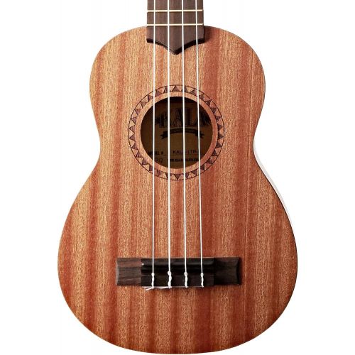  Official Kala Learn to Play Ukulele Soprano Starter Kit, Satin Mahogany  Includes online lessons, tuner app, and booklet (KALA-LTP-S)