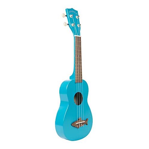  Makala Mako Blue Shark Soprano Ukulele by Kala (MK-SS/BLU)