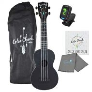 Kala Learn To Play Color Chord Ukulele for Beginners KALA-LTP-SCC Bundle includes Tote Bag, Online Lessons, Kala Tuner and Lumintrail Polishing Cloth