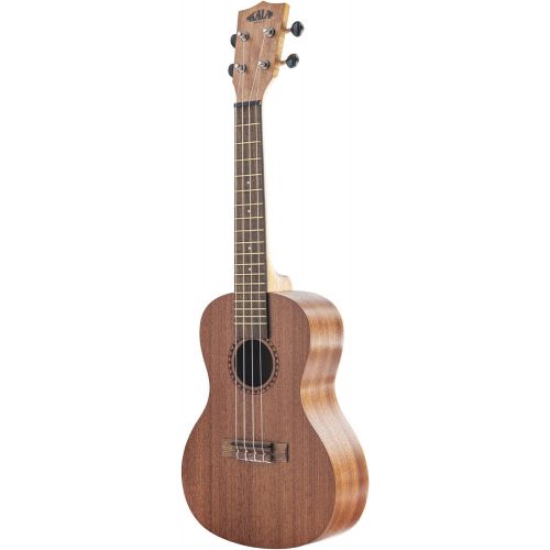  Official Kala Learn to Play Ukulele Concert Starter Kit, Satin Mahogany  Includes online lessons, tuner app, and booklet (KALA-LTP-C)