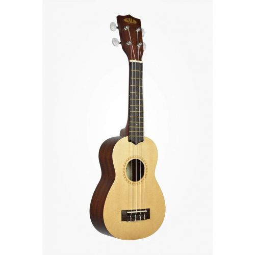  [아마존베스트]Kala KA-15S-S Satin Spruce Soprano Ukulele Bundle with Gig Bag, Tuner, Austin Bazaar Instructional DVD, and Polishing Cloth