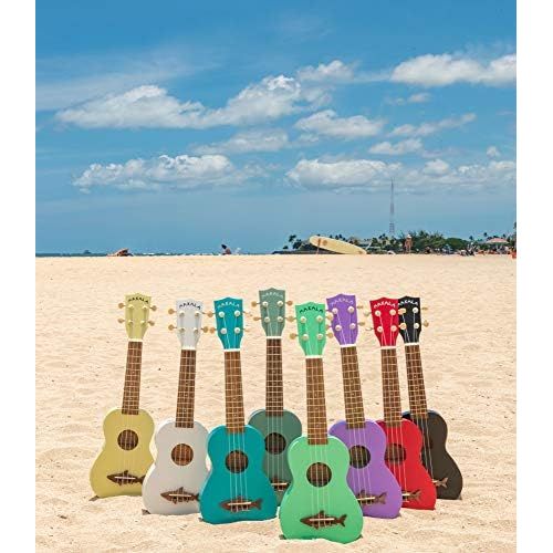  [아마존베스트]Makala Surf Green Shark Soprano Ukulele by Kala (MK-SS/GRN)