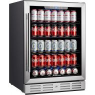 [아마존베스트]Kalamera 24 Beverage Refrigerator 154 Can Built-in or Freestanding Single Zone Touch Control.