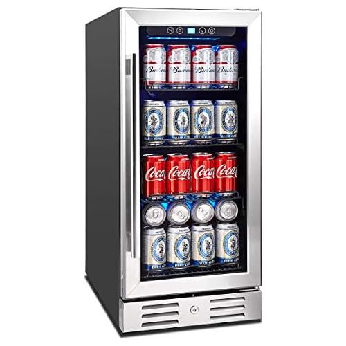  Kalamera 15” Beverage cooler 96 can built-in Single Zone Touch Control