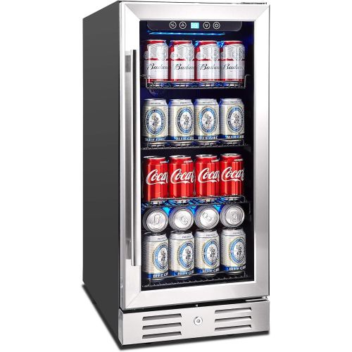  Kalamera 15” Beverage cooler 96 can built-in Single Zone Touch Control