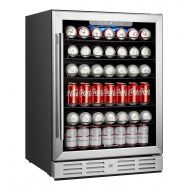 Kalamera 24 Beverage Refrigerator 175 Can Built-in Single Zone Touch Control