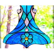 KaleidoscopeStGlass Dancer- Art Nouveau Jewelry Inspired Suncatcher / Window Hanging