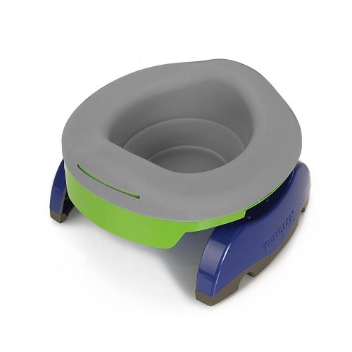  [아마존베스트]Kalencom Potette Plus Collapsible Reusable Liner for Home Use with The 2-in-1 Potette Plus Potty (Sold Separately) (Gray)