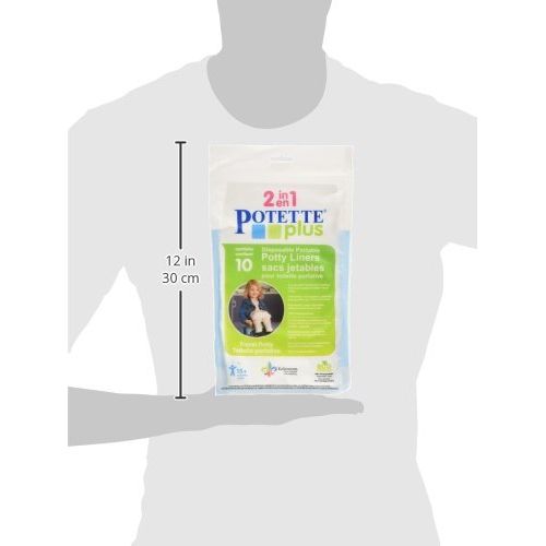  [아마존베스트]Kalencom Potette Plus On The Go Potty Liner Re-Fills 10-Pack
