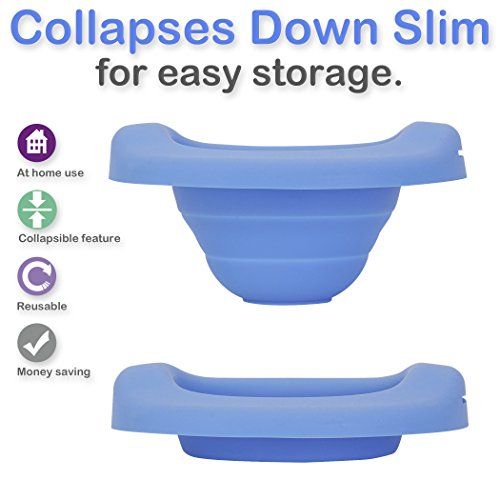  [아마존베스트]Kalencom Potette Plus Collapsible Reusable Liner For Home Use With The 2-in-1 Potette Plus Potty (sold...