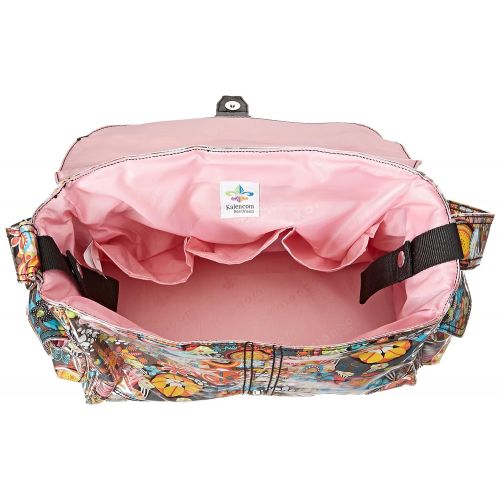  Kalencom Laminated Buckle Bag, Retro Floral