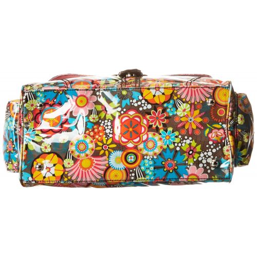  Kalencom Laminated Buckle Bag, Retro Floral