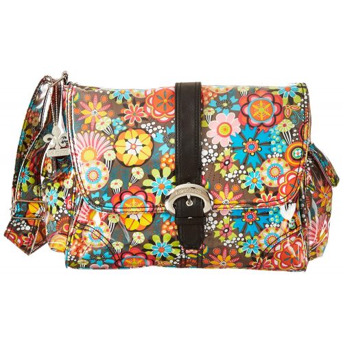  Kalencom Laminated Buckle Bag, Retro Floral