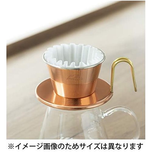  Kalita Coffee Dripper TSUBAME WDC-185 2-4 Person Use Copper 5099 by Kalita