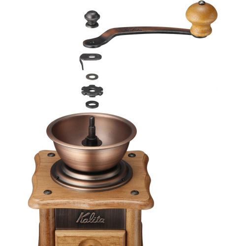  Kalita Copper Plate Mill Hand Coffee Grinder AC-1 by Kalita (Carita)