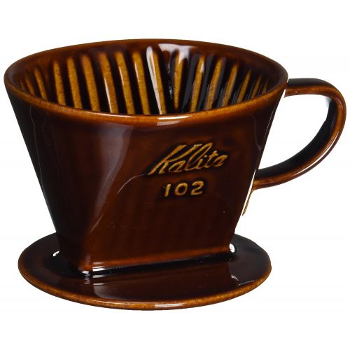  [아마존베스트]Kalita Ceramic Coffee Dripper (Brown) for 2-4 Cups