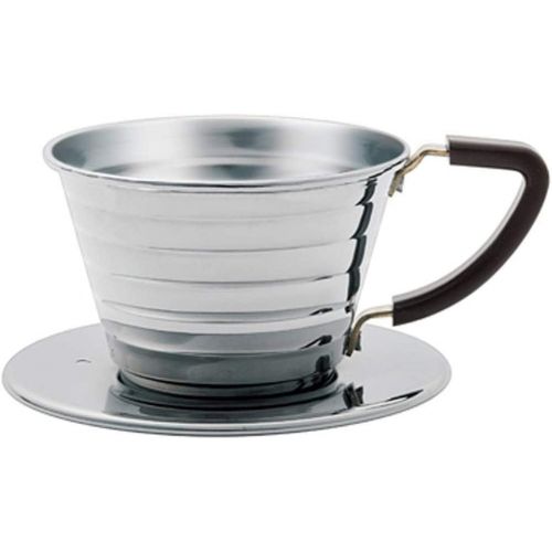  [아마존베스트]Kalita Stainless Steel Wave 155 Coffee Dripper, Size, Silver
