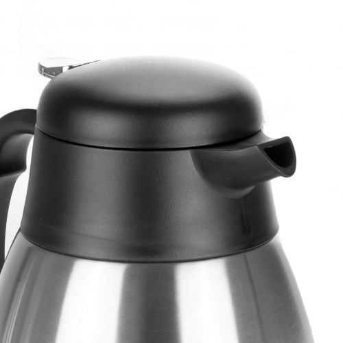  Kaliwaro Kaffeekanne Isolierkanne Thermoskanne Teekanne aus Edelstahl Doppelwandig fuer Kaffee oder Tee in 1L 1,5L und 2L (1L)