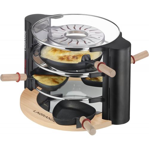  Team-Kalorik-Group LG RAC 149001 Design Glas Raclette fuer 8 Personen