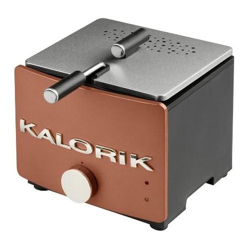  Team Kalorik TKG FT 22 FO AZ 2 in 1 Design-Fondue und Fritteuse, Metall, Kunststoff, Antihaftbeschichtung, 1.3 liters, Aztec