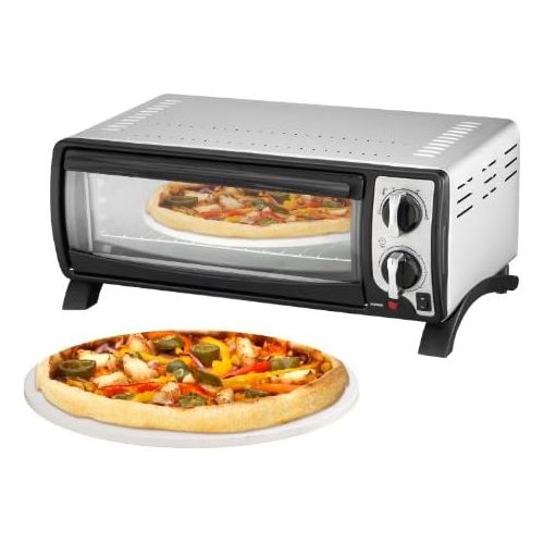  Team Kalorik TKG MBO 1000 Pizza-Ofen, Metall, Rot