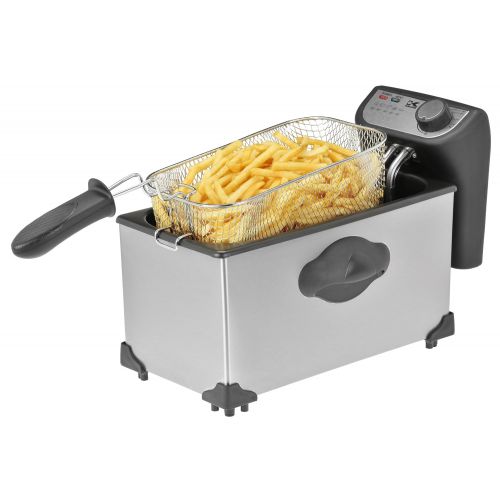  Kalorik Stainless Steel Deep Fryer, 4-Quart