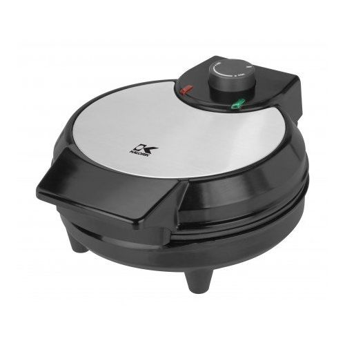  Kalorik Classic Belgian Waffle Maker, WM 42054 BK, Ready Indicator for Perfect Waffle, Stainless SteelBlack