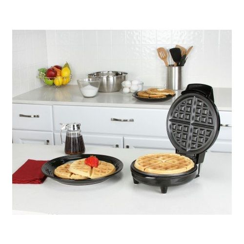  Kalorik Classic Belgian Waffle Maker, WM 42054 BK, Ready Indicator for Perfect Waffle, Stainless SteelBlack