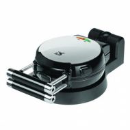 Kalorik Rotary Belgian Waffle Maker, WM 41684 SS, Patented Hinge and Removable Tray, Breakfast Treat Professional Waffle Maker, Stainless Steel/Black