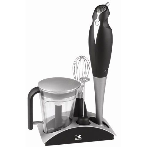  Kalorik CMM-18262 200-Watt 4-in-1 Combination Stick Mixer, Black and Silver