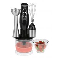 Kalorik Combination Mixer with Mixing CupChopper and Whisk, Black