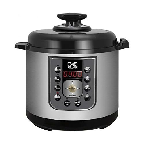  Kalorik EPCK 42941 BK Perfect Sear Pressure Cooker, Black, Stainless Steel