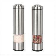 Kalorik Battery-Operated Salt-and-Pepper Grinder Set, Brushed Stainless Steel